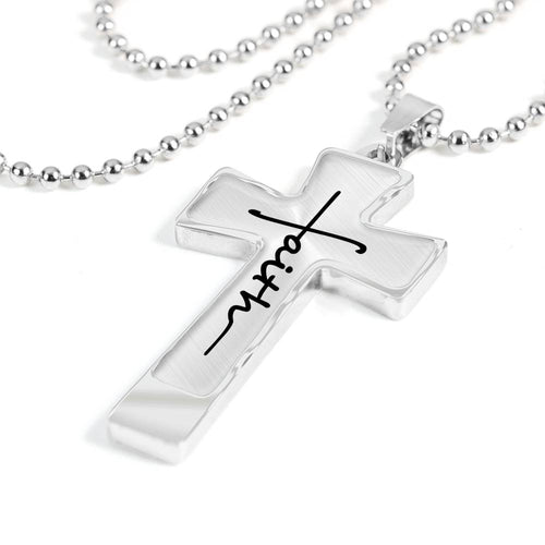 Faith Cross adjustable Luxury Necklace